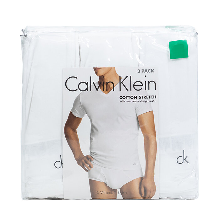 Calvin Klein - Podkoszulki x 3 - Cotton Stretch