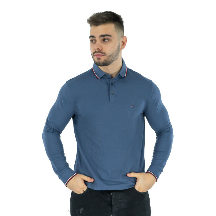 Tommy Hilfiger - Polo- T-Shirt mit langen Ärmeln - Regular Fit
